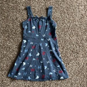 Butterfly Red White & Blue Dress